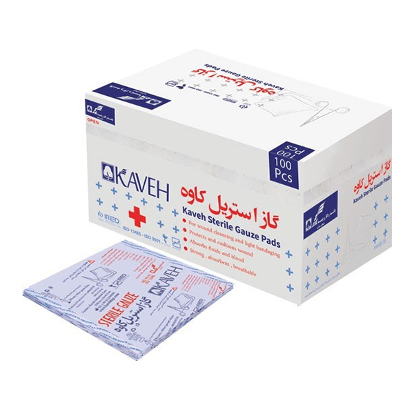 گاز استریل کاوه بسته 100 عددی