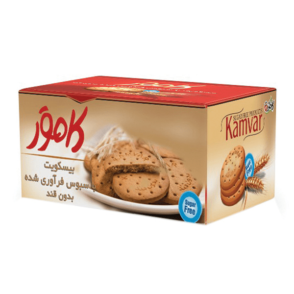 بیسکویت بدون شکر و رژیمی کامور
